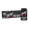 Barq's Zero Sugar Root Beer Soda Pop Fridge Pack Cans, 12 fl oz, 12 Pack
