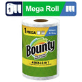 Bounty Paper Towels Select-A-Size, 1 Mega Roll ( 2 pack)