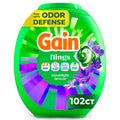 Gain Flings Laundry Detergent Soap Pacs, 4-in-1 Oxi Boost and Febreze, Moonlight Breeze Scent, 102 Count