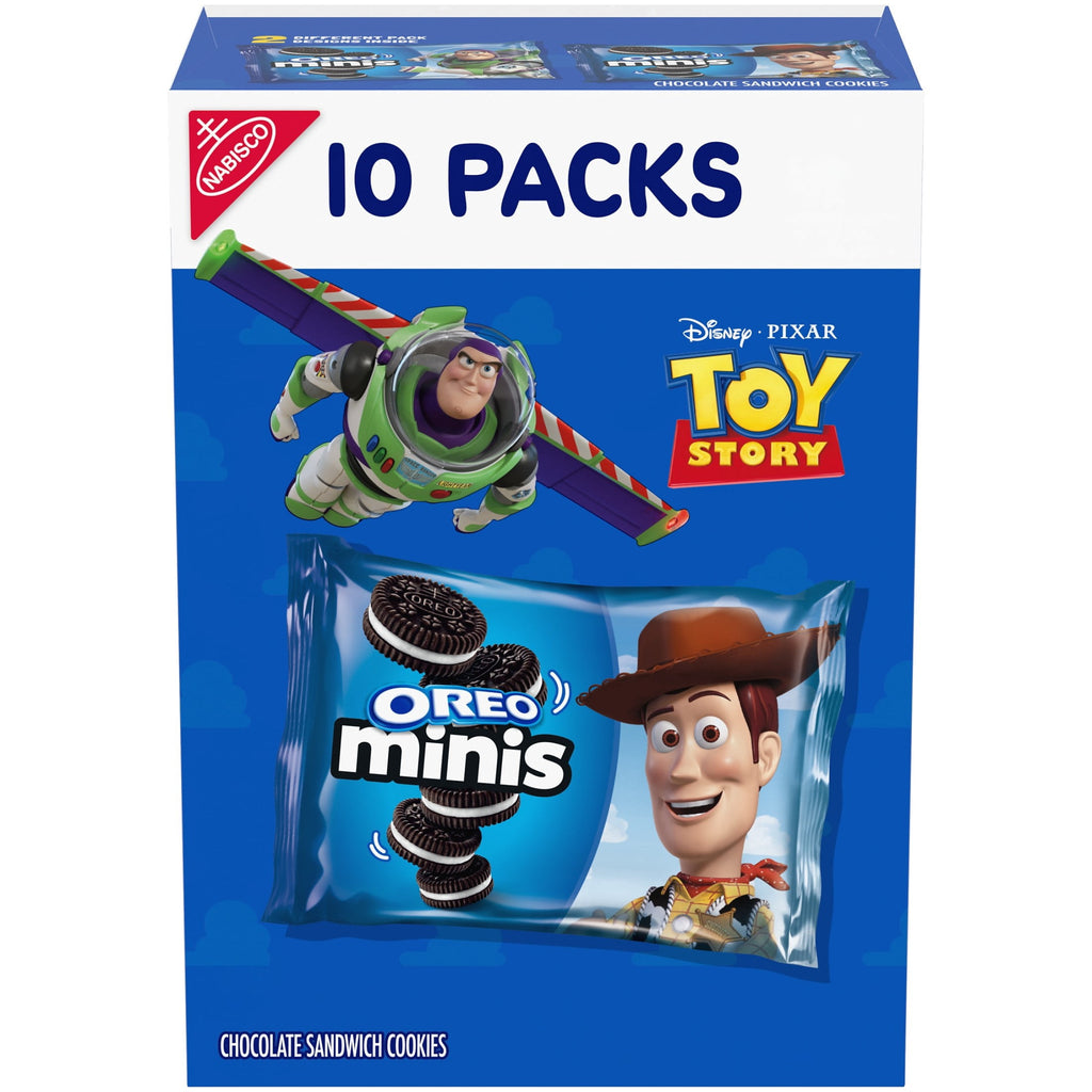 OREO Minis Chocolate Sandwich Cookies, 10 Snack Packs