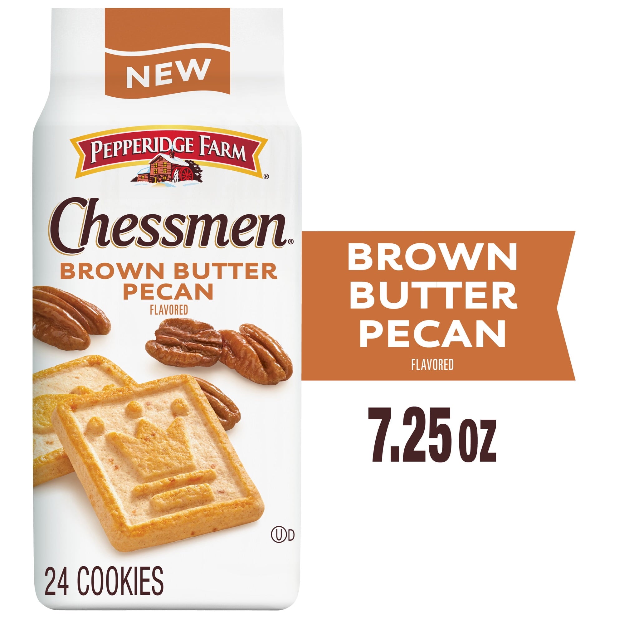 Pepperidge Farm Chessmen Salted Caramel Cookies, 7.25 oz Bag