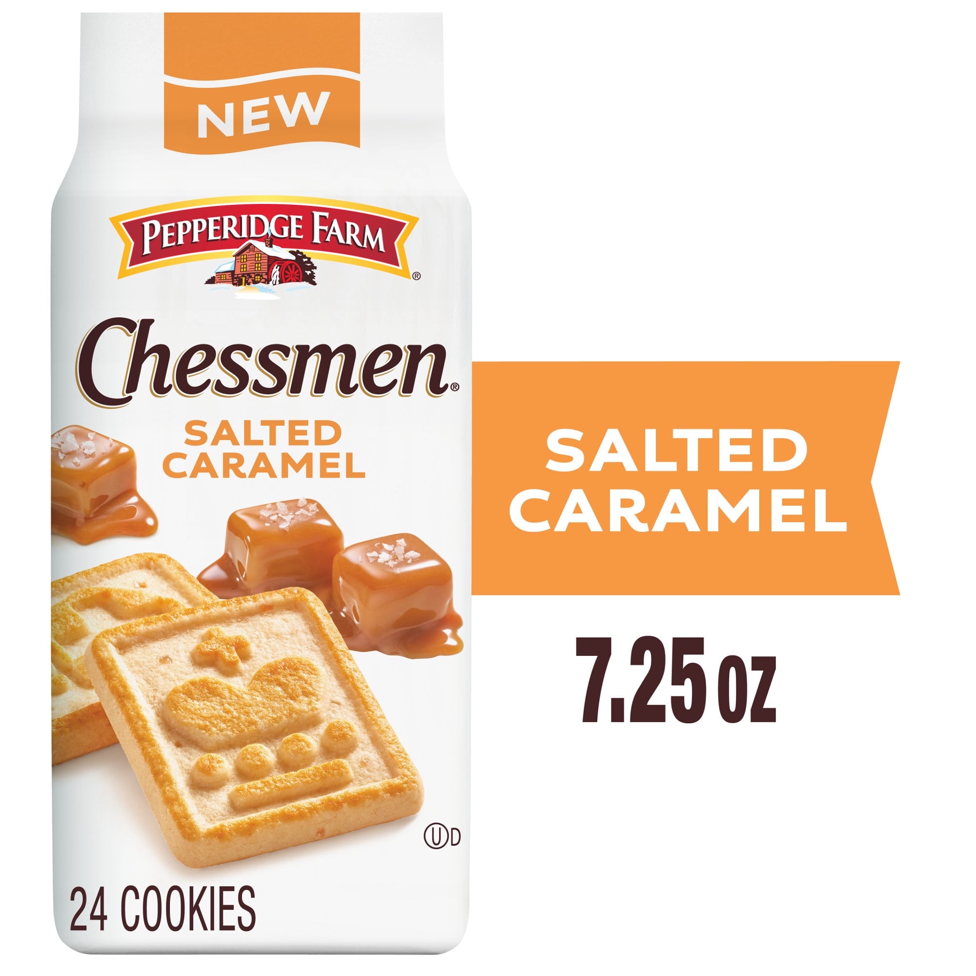 Pepperidge Farm Chessmen Salted Caramel Cookies, 7.25 oz Bag
