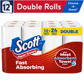 Scott Choose-a-Sheet Paper Towels, 12 Double Rolls