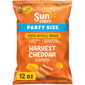 SunChips 100% Whole Grain Harvest Cheddar Snack Chips Bag, 12 oz