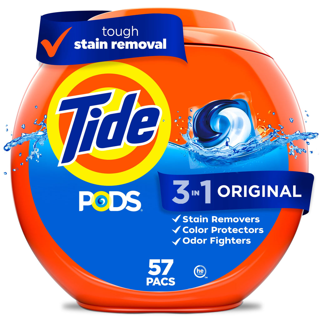 Tide PODS Laundry Detergent Soap Pacs, Original Scent, 76 Count