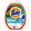 Tide Power Pods Laundry Detergent Soap Packs with Febreze, Sport Odor Defense, 45 Count
