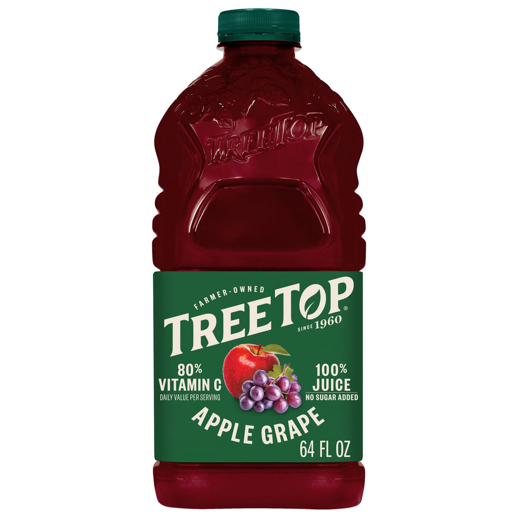 Tree Top 100% Juice Apple Grape, No Sugar Added, 64 fl Oz