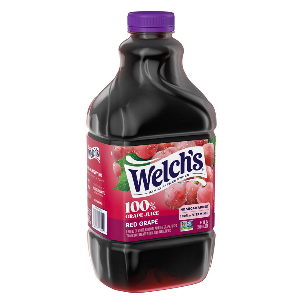 Welch's 100% Juice, Red Grape, 64 fl oz Bottle