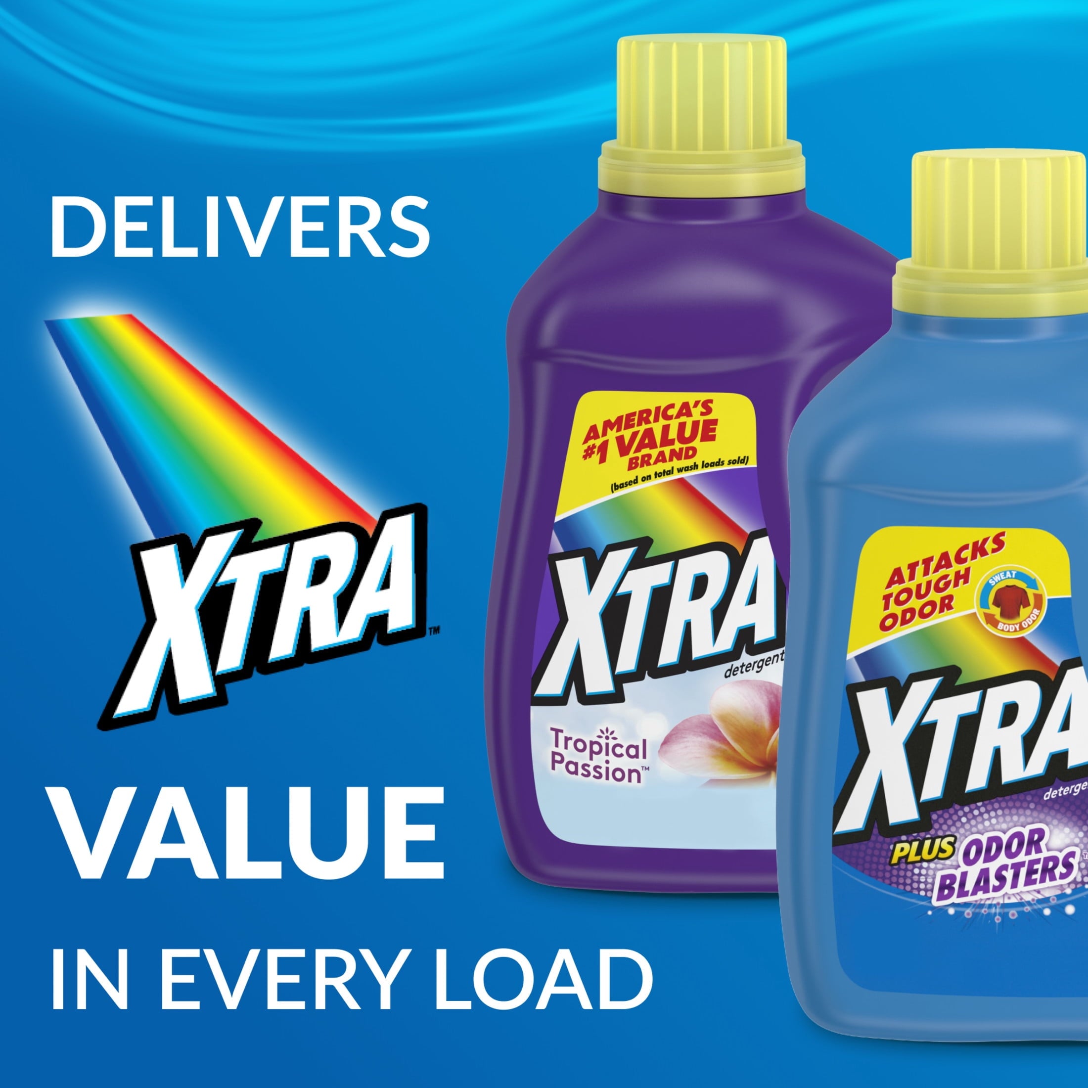 Xtra Plus OxiClean, 131 Loads Liquid Laundry Detergent, 203.1 fl oz