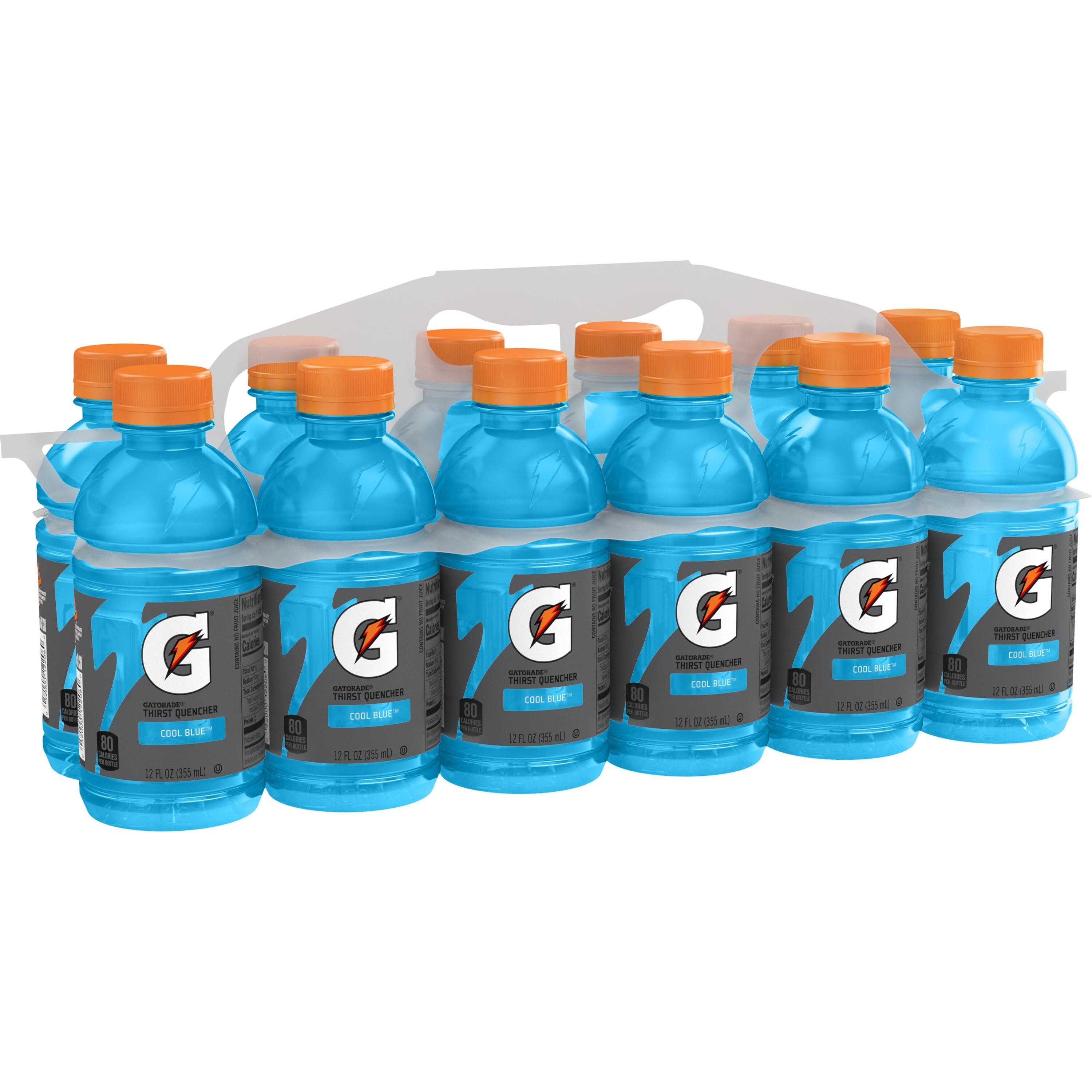 Gatorade Thirst Quencher Fruit Punch Sports Drinks, 12 fl oz, 12 Count Bottles