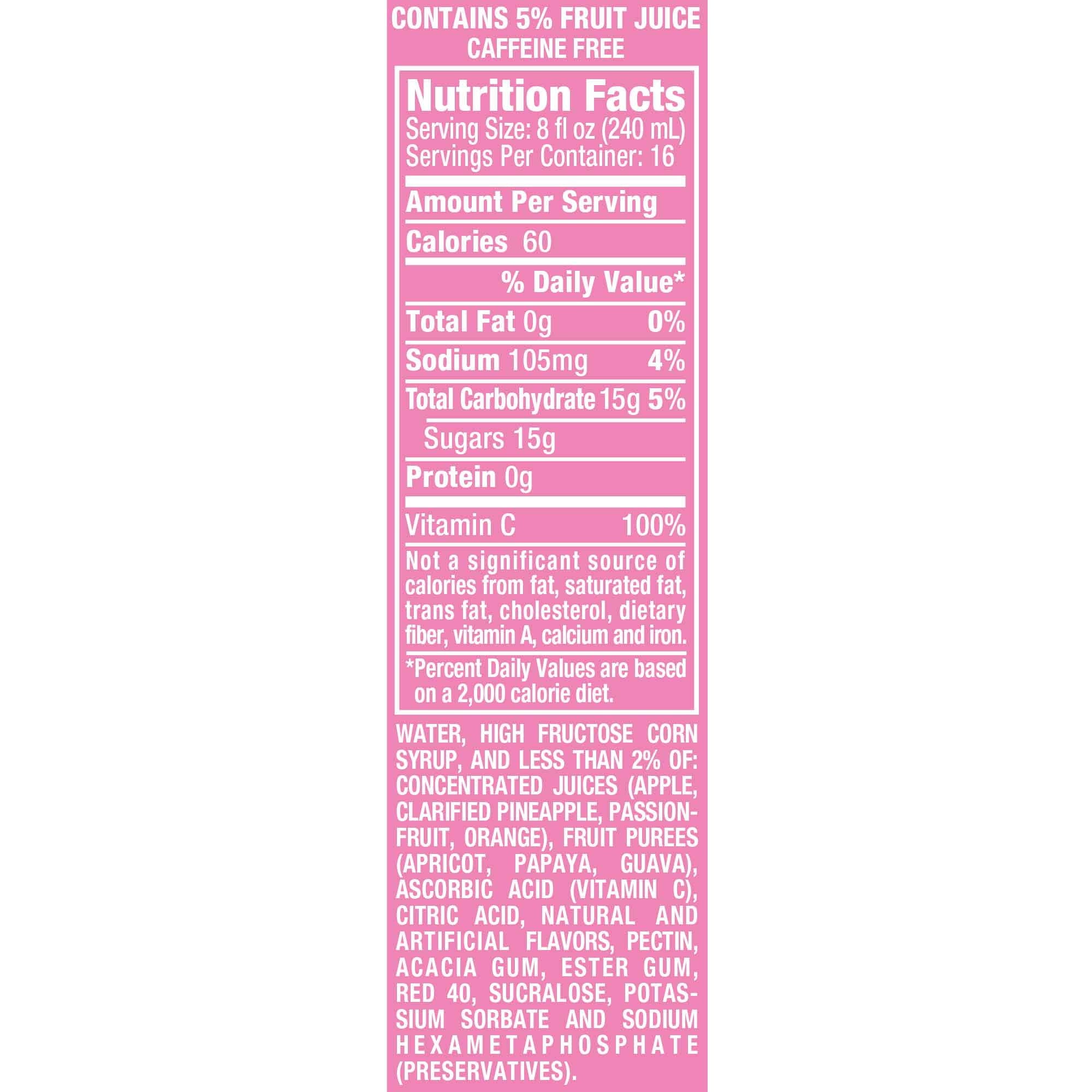 Hawaiian Punch Lemon Berry Squeeze Drink, 1 Gallon