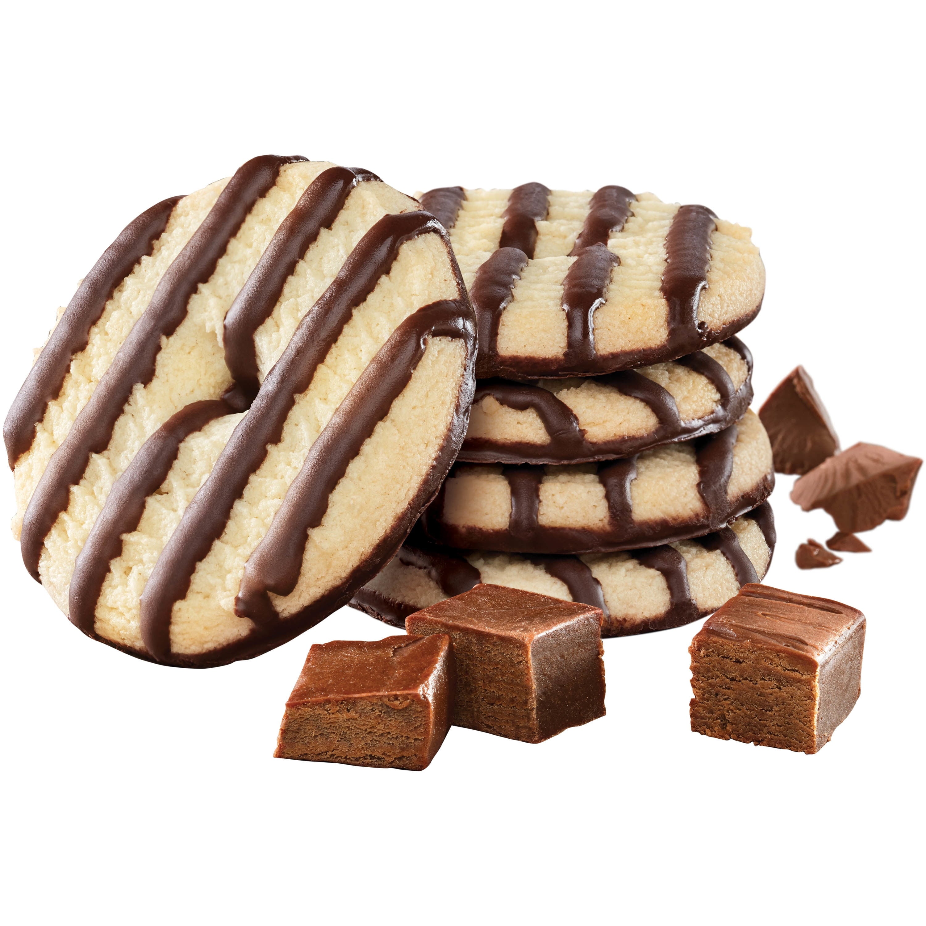 VOORTMAN Bakery Zero Sugar Fudge Striped Shortbread Cookies 11.3 oz