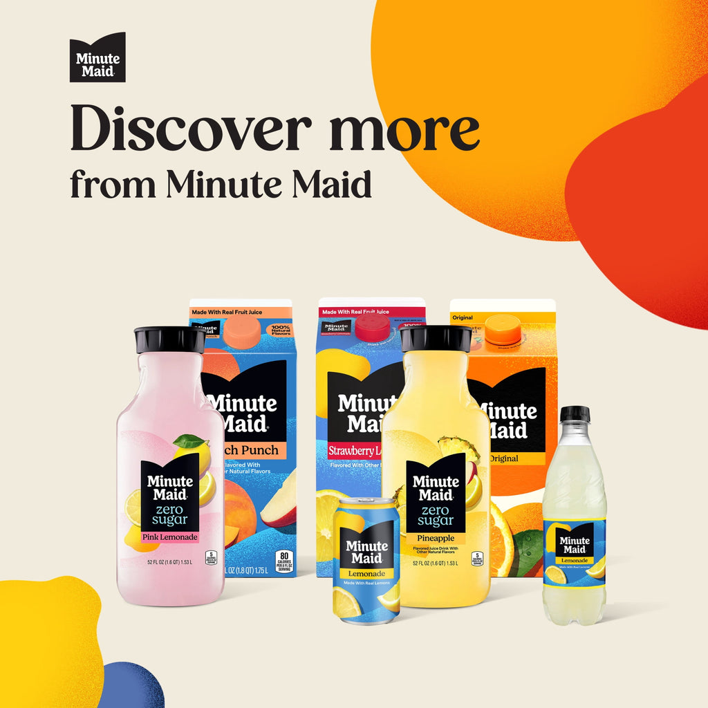 Minute Maid Orange Juice Bottles, 10 fl oz, 6 Pack