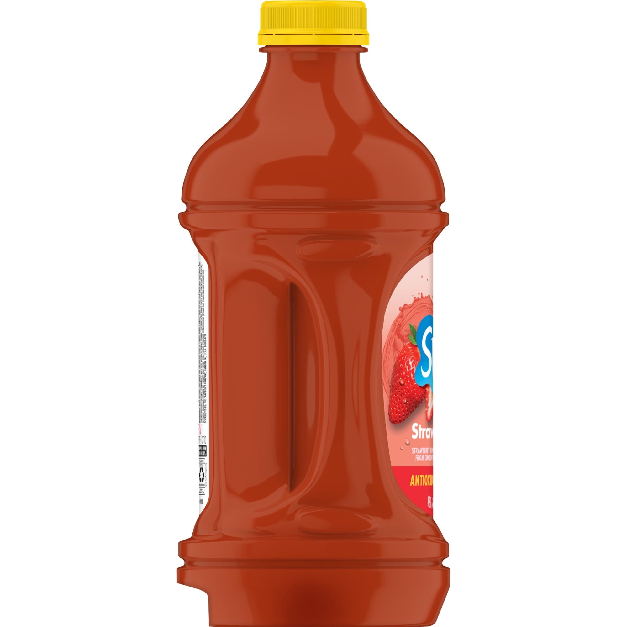 (8 pack) V8 Splash Strawberry Kiwi Flavored Beverage, 64 fl oz Bottle