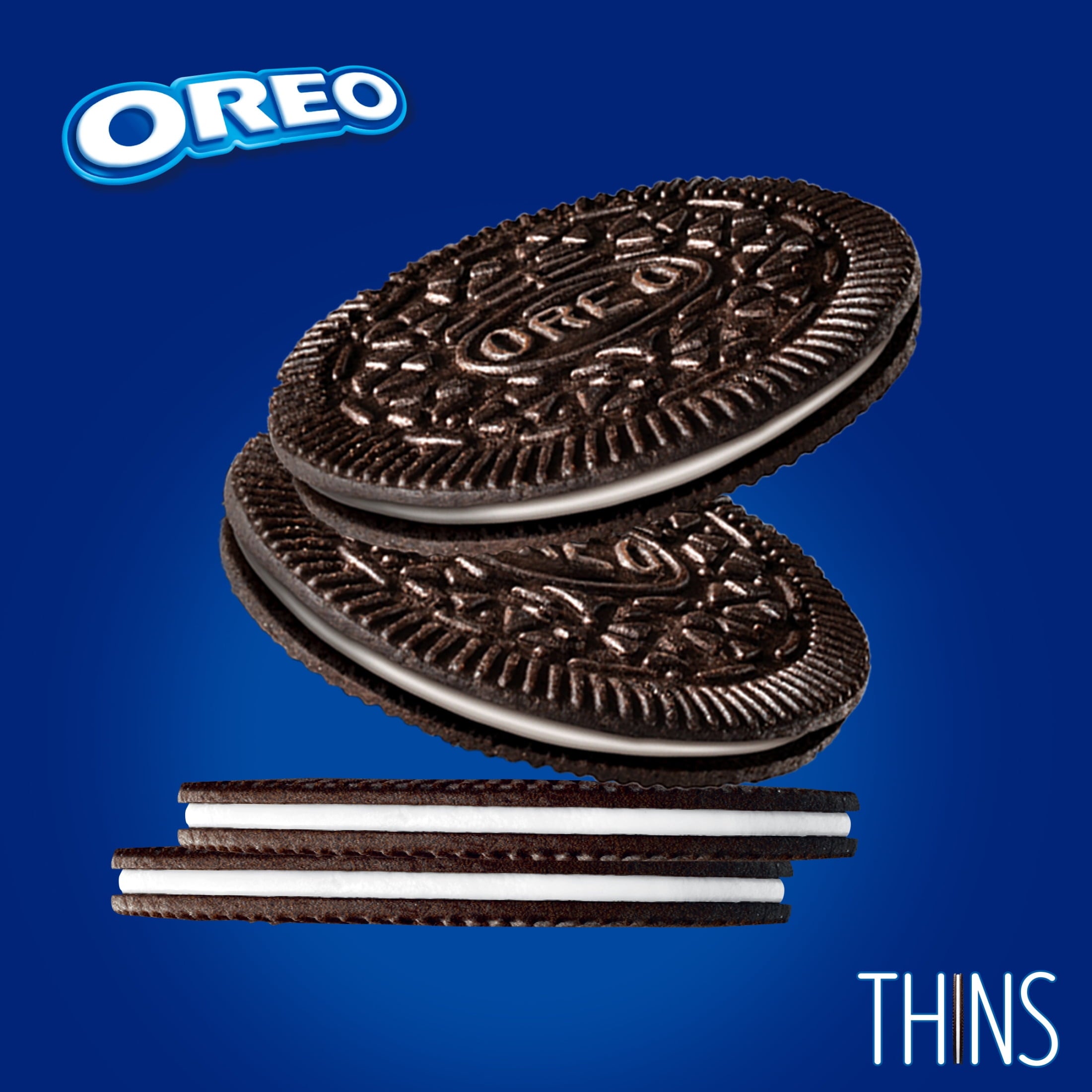 OREO Thins Chocolate Sandwich Cookies, 9.21 oz