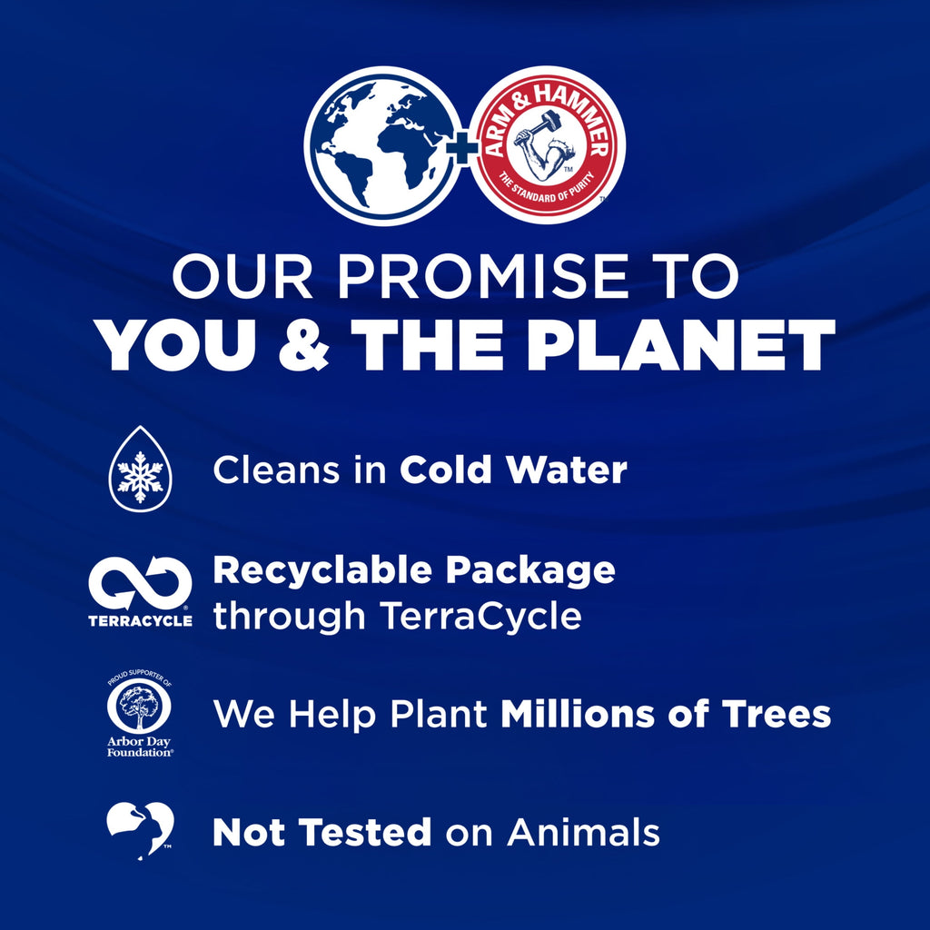 ARM & HAMMER Plus OxiClean With Odor Blasters Laundry Detergent, 5-IN-1 Power Paks, 72 Ct