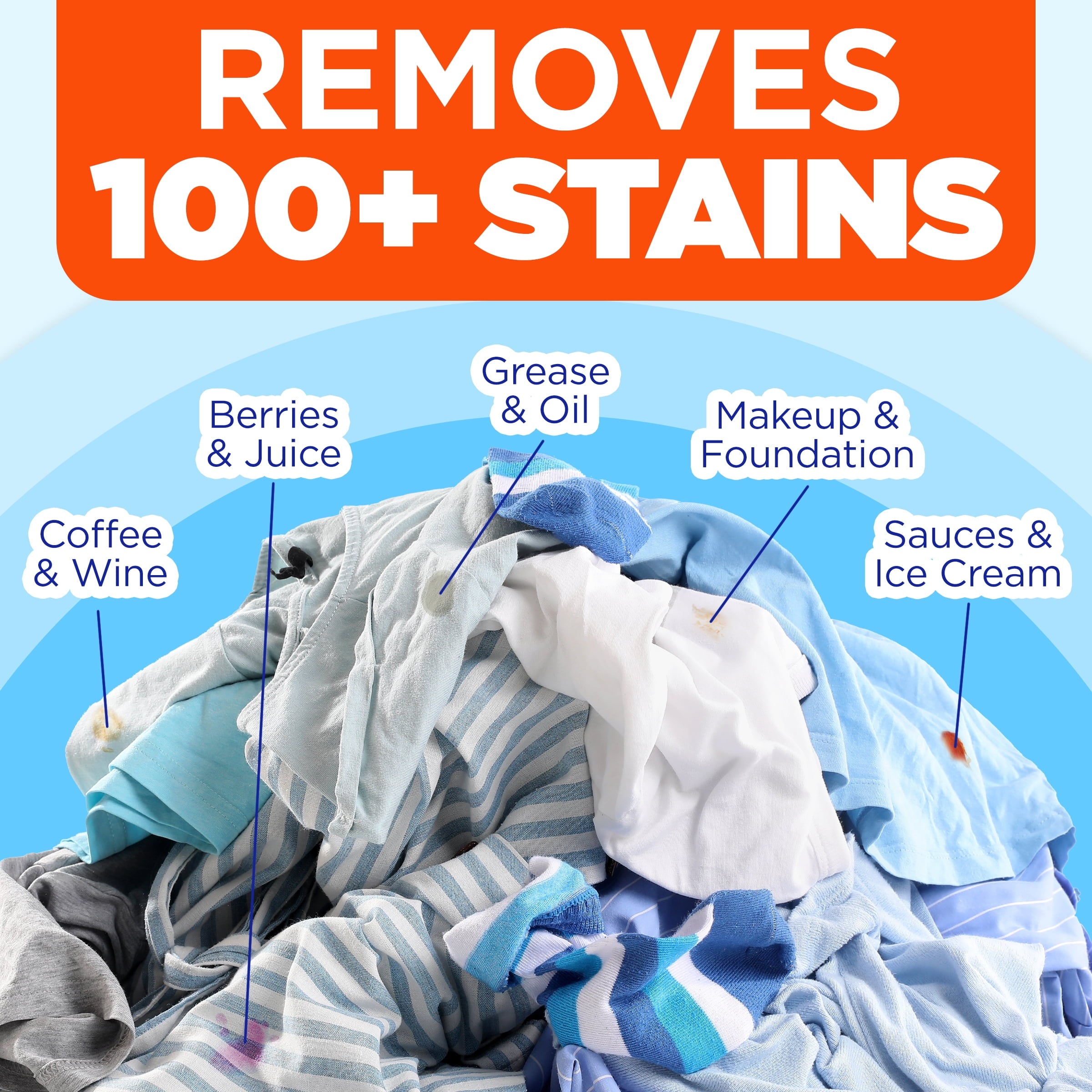 Tide PureClean Stain Remover, Enzyme Powered, With OXI, Fast-Acting and Color-Safe Formula, 4 fl oz