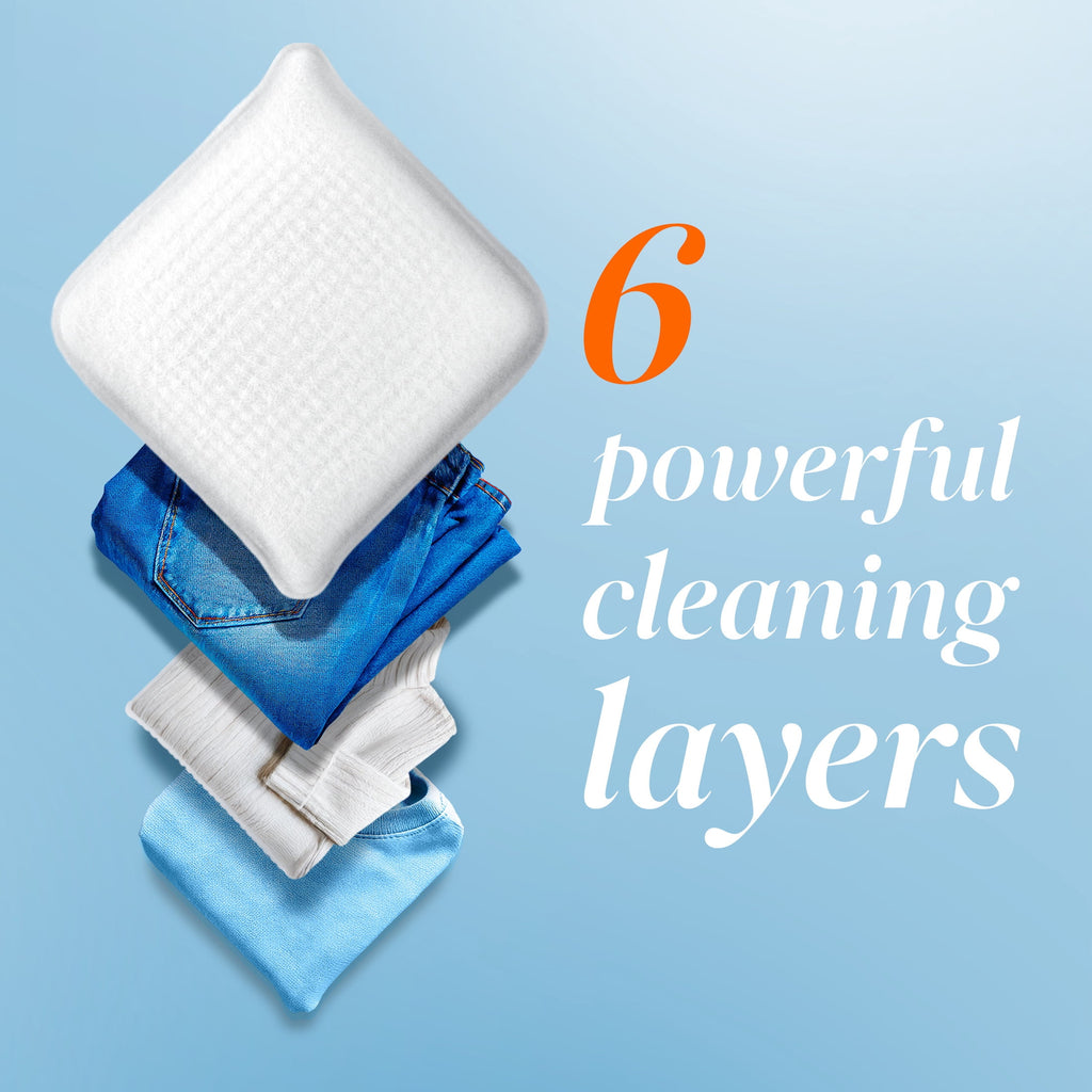 Tide evo Laundry Detergent Tiles, Free & Gentle, Hypoallergenic, Unscented, 40 Count