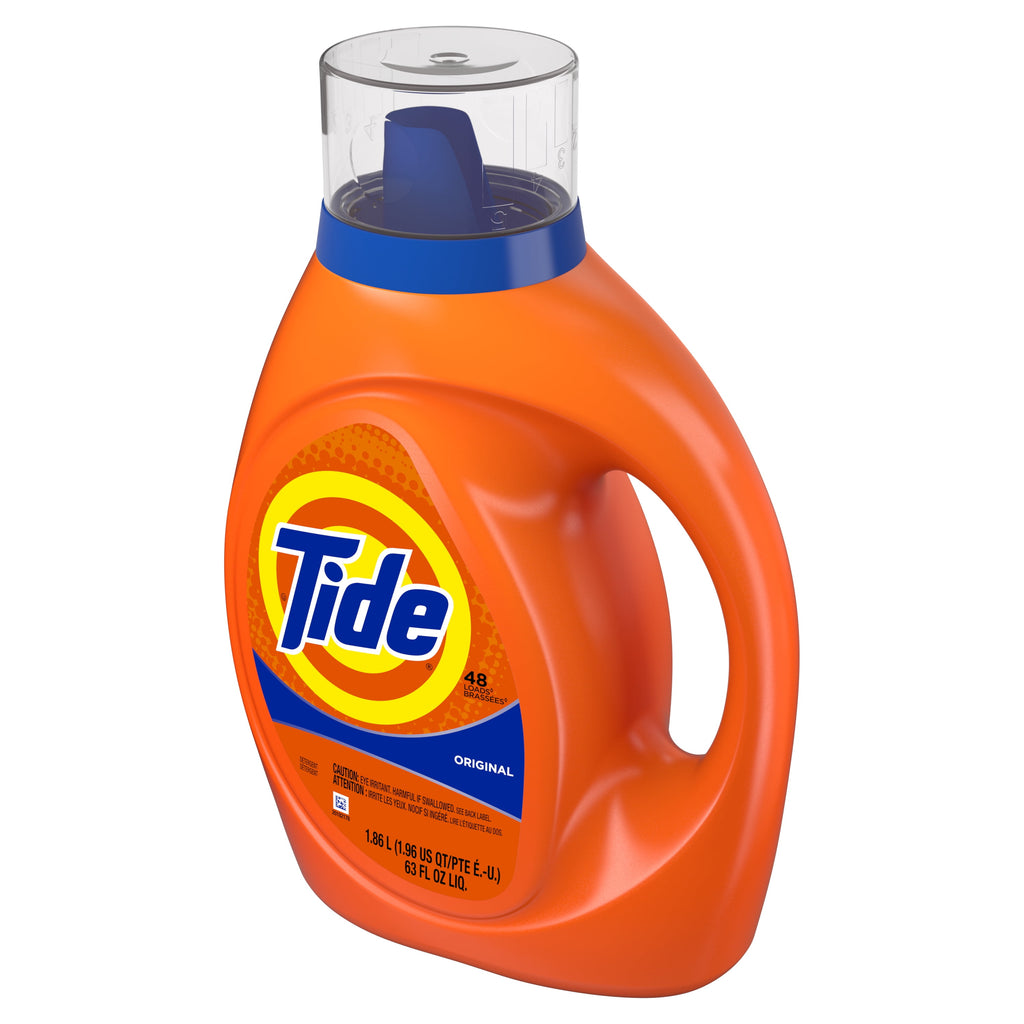 Tide Liquid Laundry Detergent, Original Scent, 60 fl oz, 48 Loads