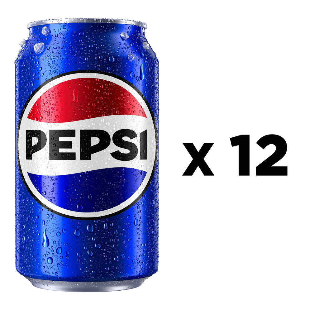 Pepsi Cola Soda Pop, 12 fl oz, 12 pack Cans