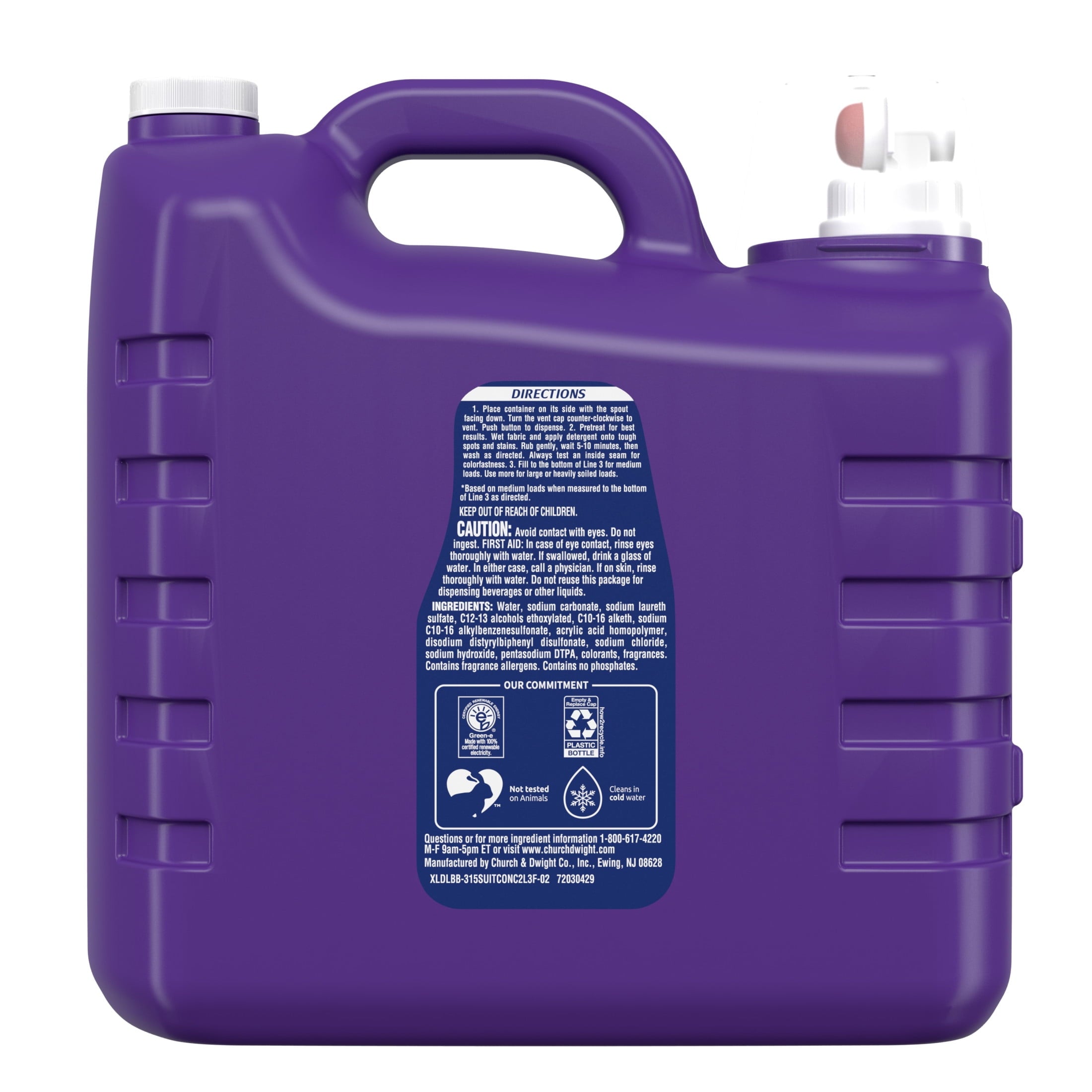 Xtra Liquid Laundry Detergent Soap, Calypso Fresh Scent, 312 fl oz, 260 Loads