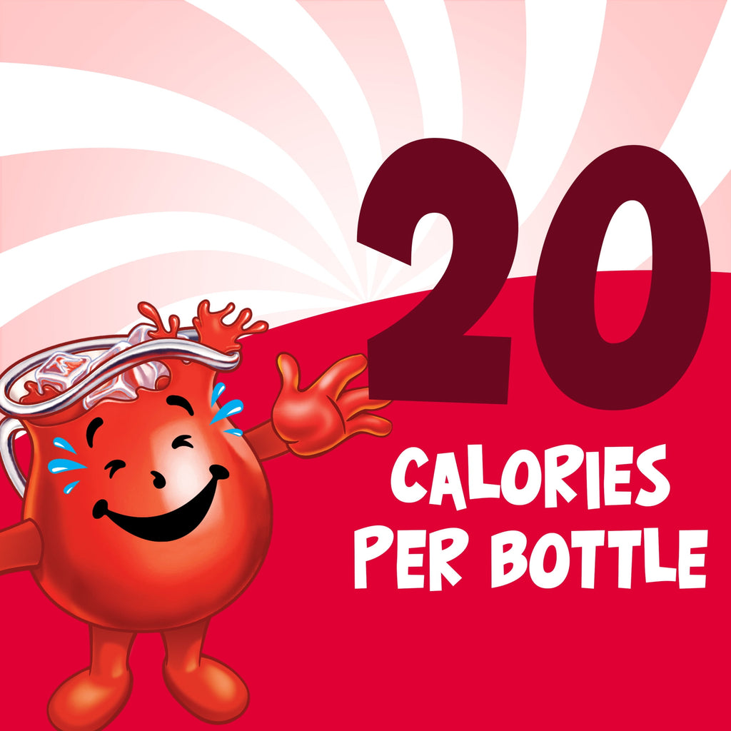 Kool-Aid Bursts Soft Drink, 6 Bottles, for School Lunches and On-the-Go Hydration, artificial flavor Cherry, Caffeine Free, 6.75 oz