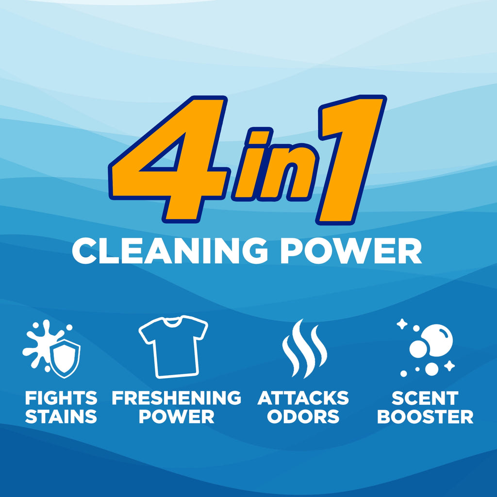 ARM & HAMMER Laundry Detergent Liquid, Clean Burst, 4 Extra Loads, 174 fl oz, 174 Loads