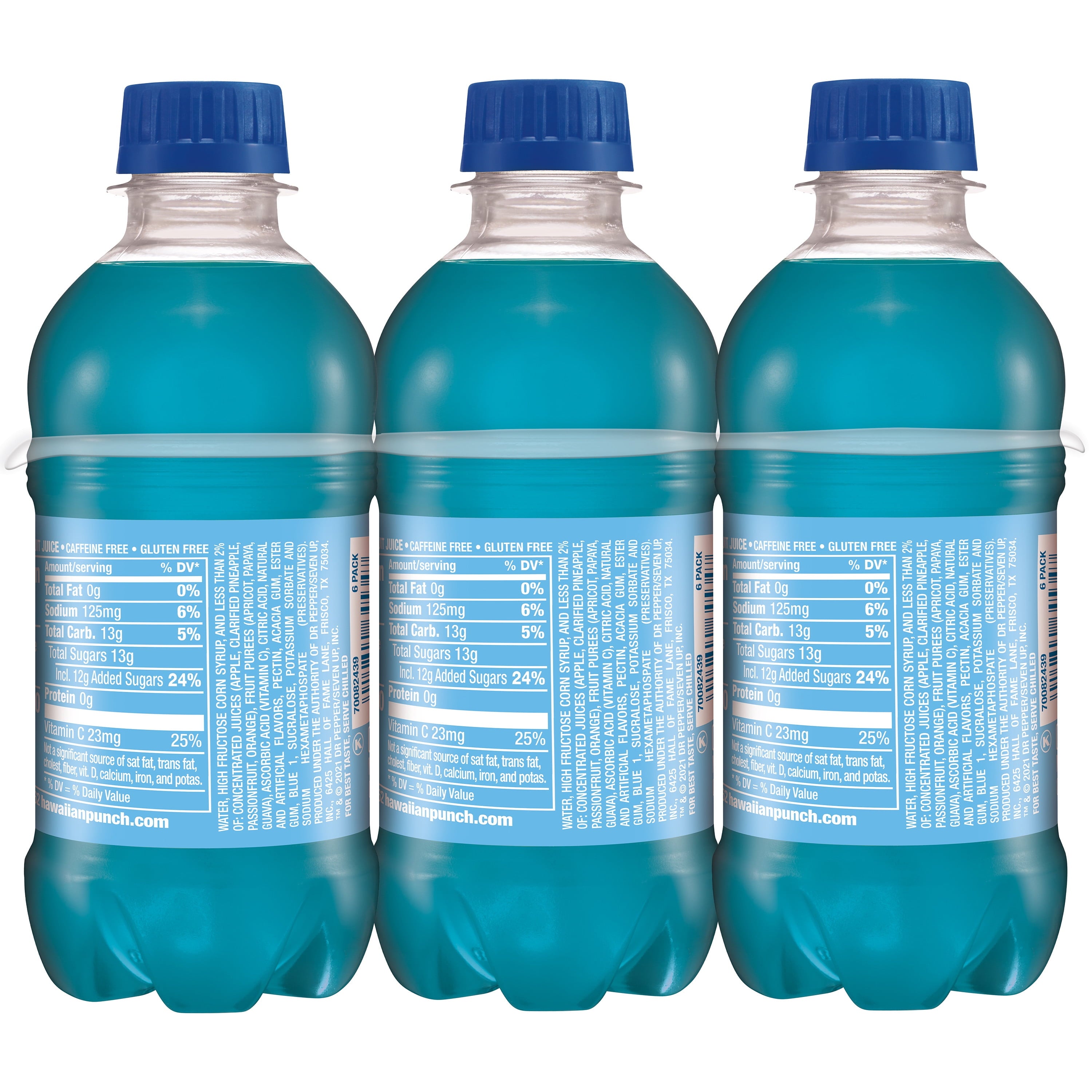 Hawaiian Punch Polar Blast Juice, 10 Fluid Ounce, 6 Count Bottles