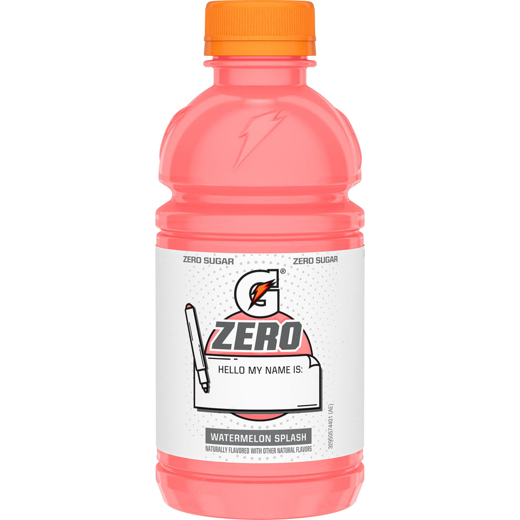 Gatorade Zero Sugar Thirst Quencher Lemon Lime Sports Drinks, 12 fl oz, 12 Count Bottles