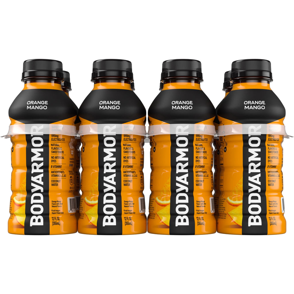 BODYARMOR Strawberry Banana Sports Drink Bottles, 12 fl oz, 8 Pack