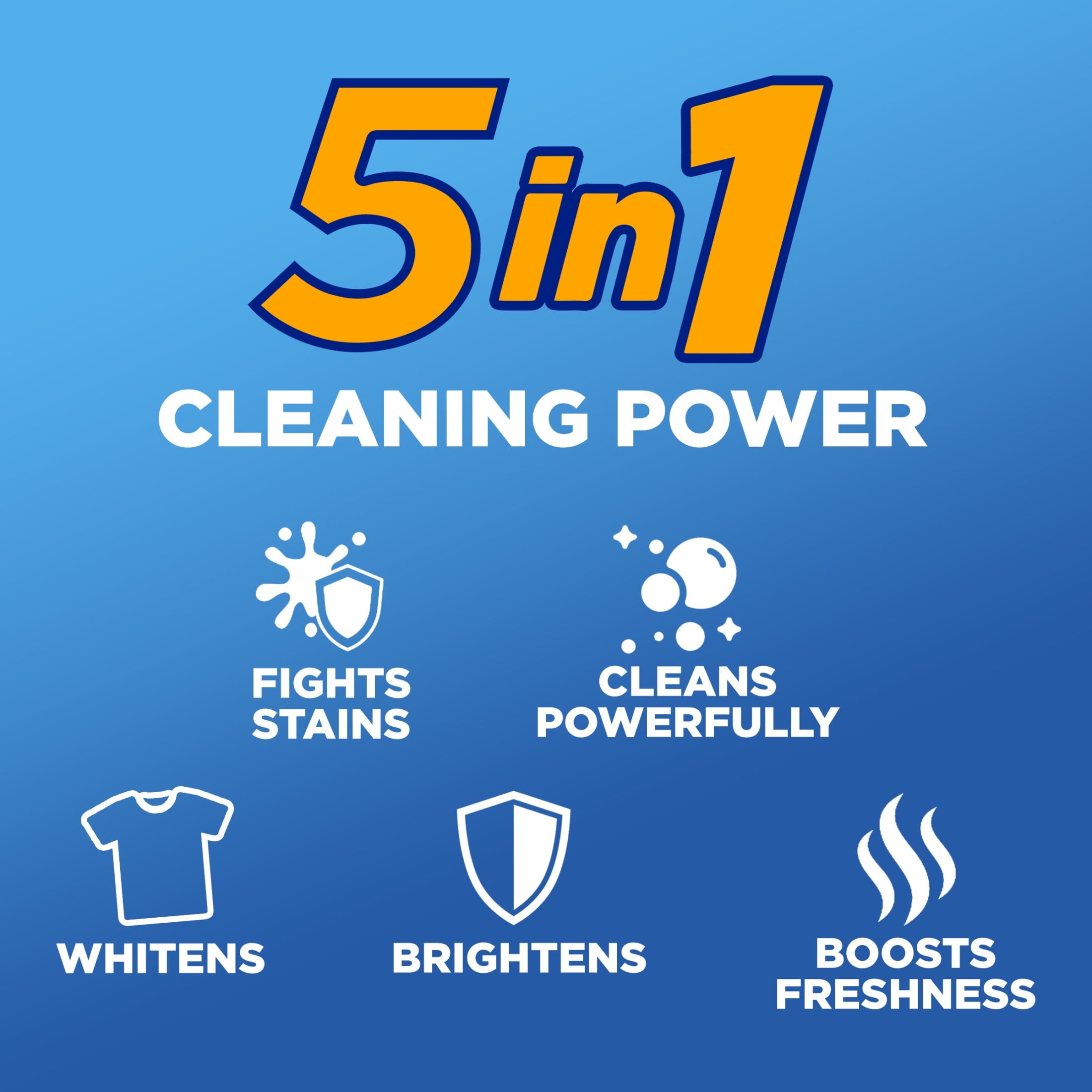 ARM & HAMMER Plus OxiClean Stain Fighters Liquid Laundry Detergent, Fresh Scent, 77 Loads