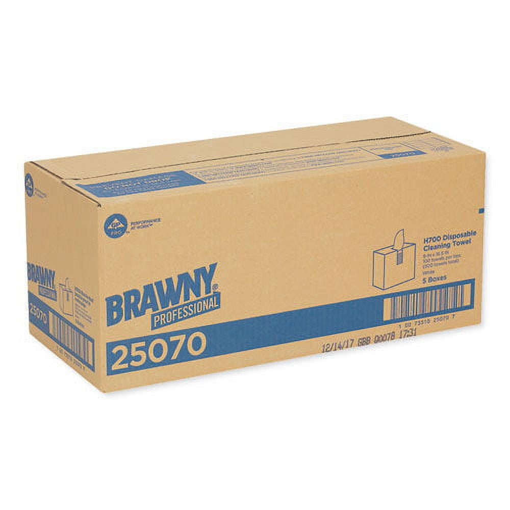 Brawny Medium Weight HEF Shop Towels, 9.1 x 16.5, 100/Box
