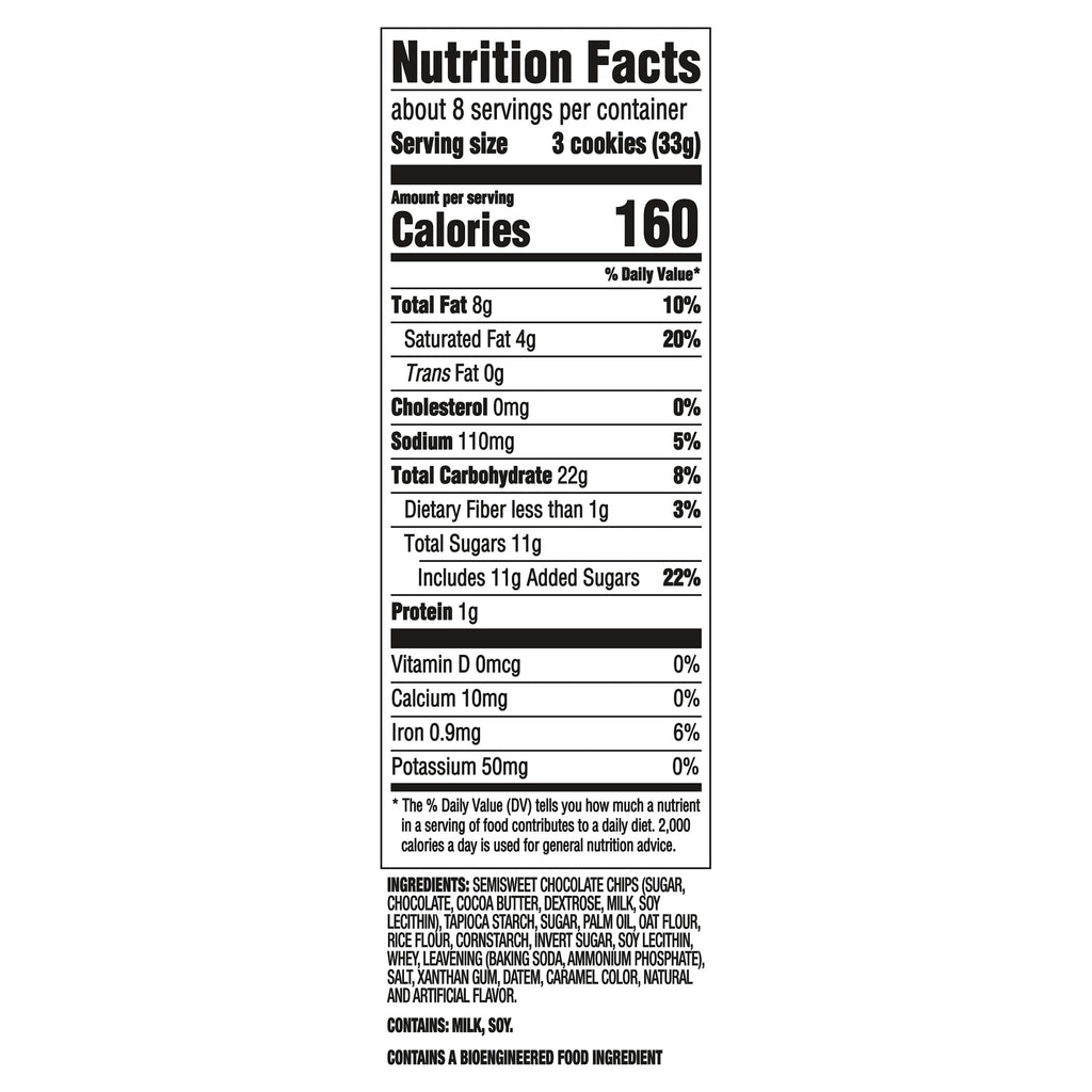 CHIPS AHOY! Original Crunchy Gluten Free Chocolate Chip Cookies, 9.31 oz