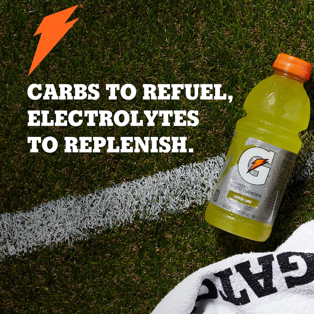 Gatorade Sports Drinks, Lemon Lime/Orange/Fruit Punch Variety Pack, 12 fl oz, 18 Count Bottles