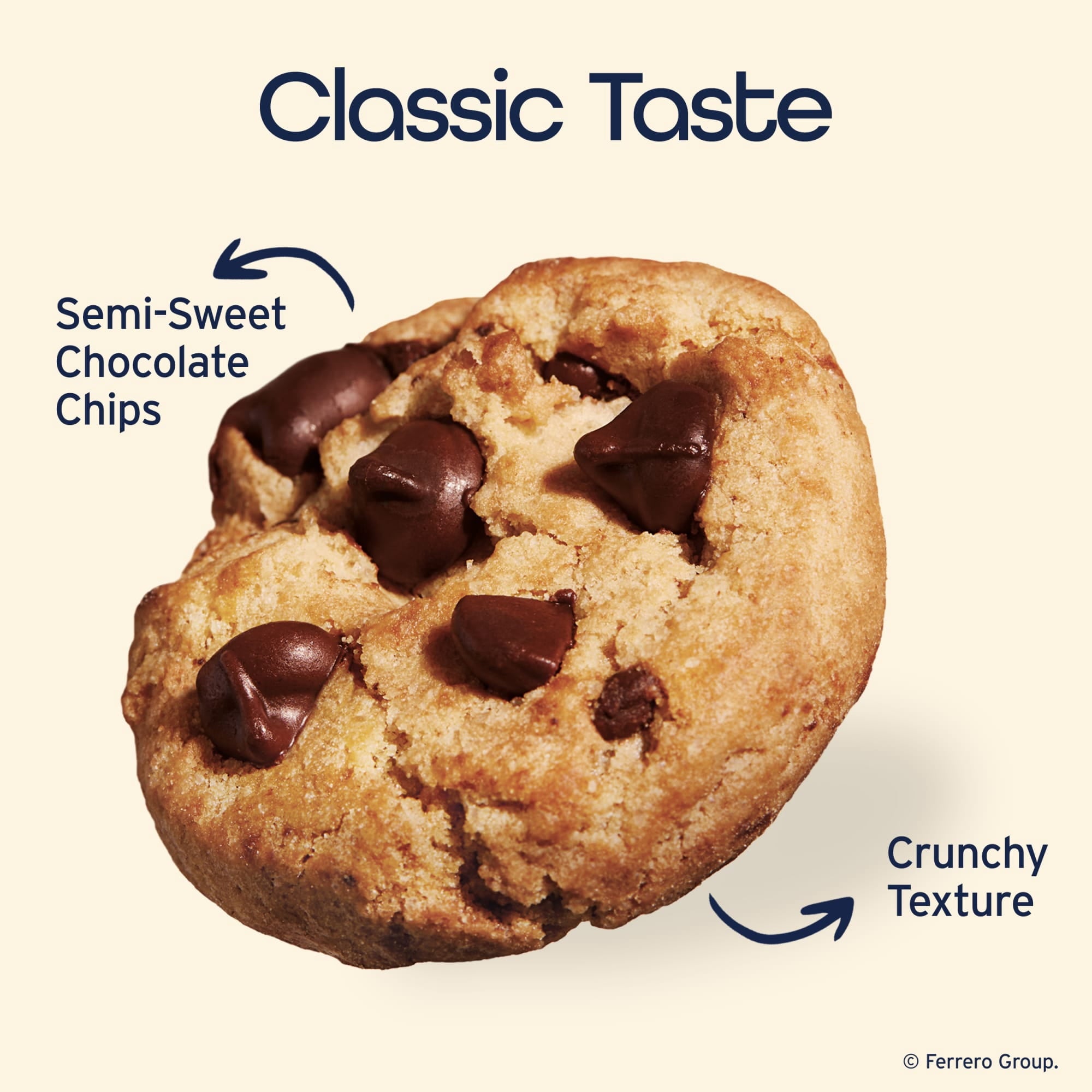 Famous Amos Classic Chocolate Chip Cookies, Bite-size cookies, Sweet Treats, 10 Pack Box, 1oz Bag