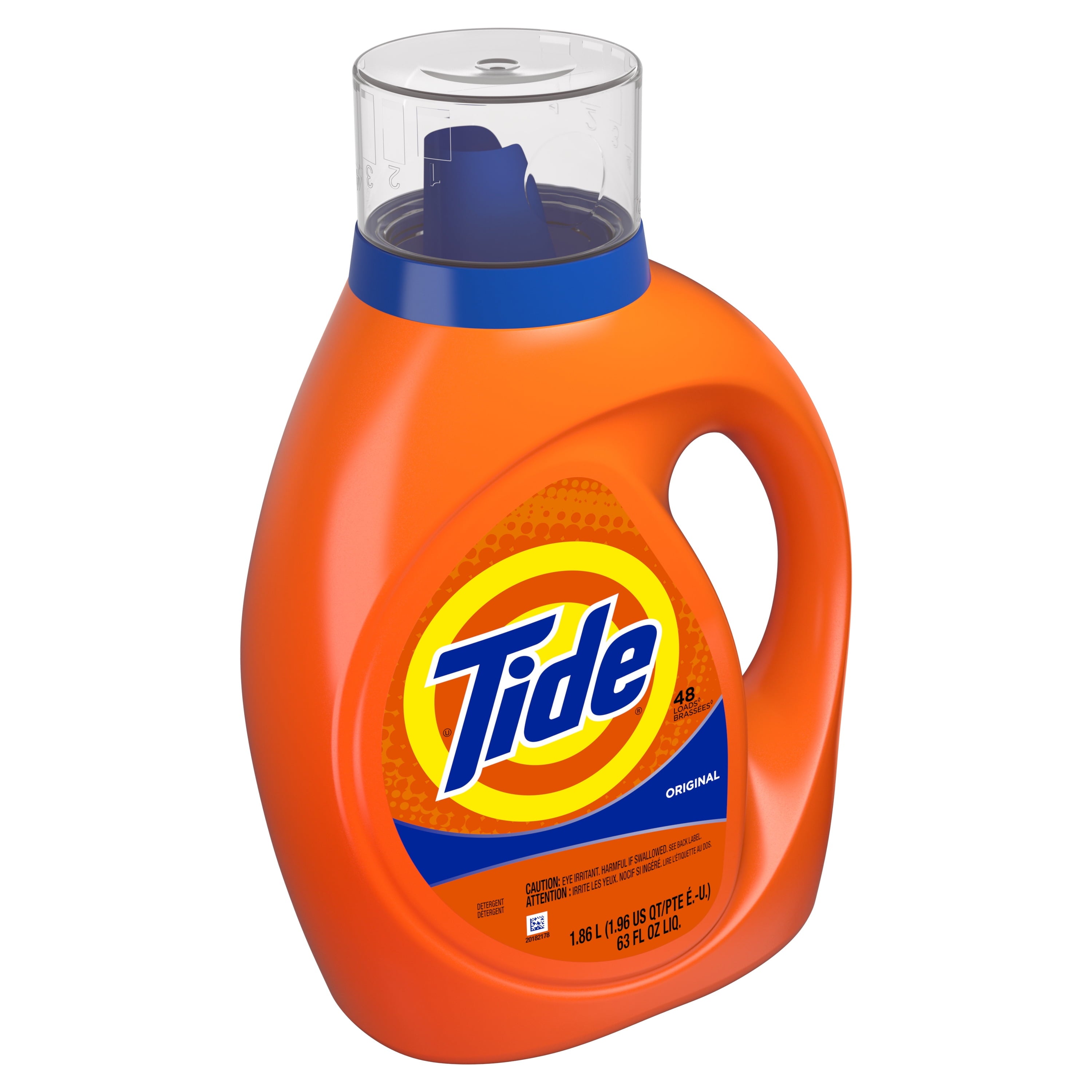 Tide Liquid Laundry Detergent, Original Scent, 60 fl oz, 48 Loads