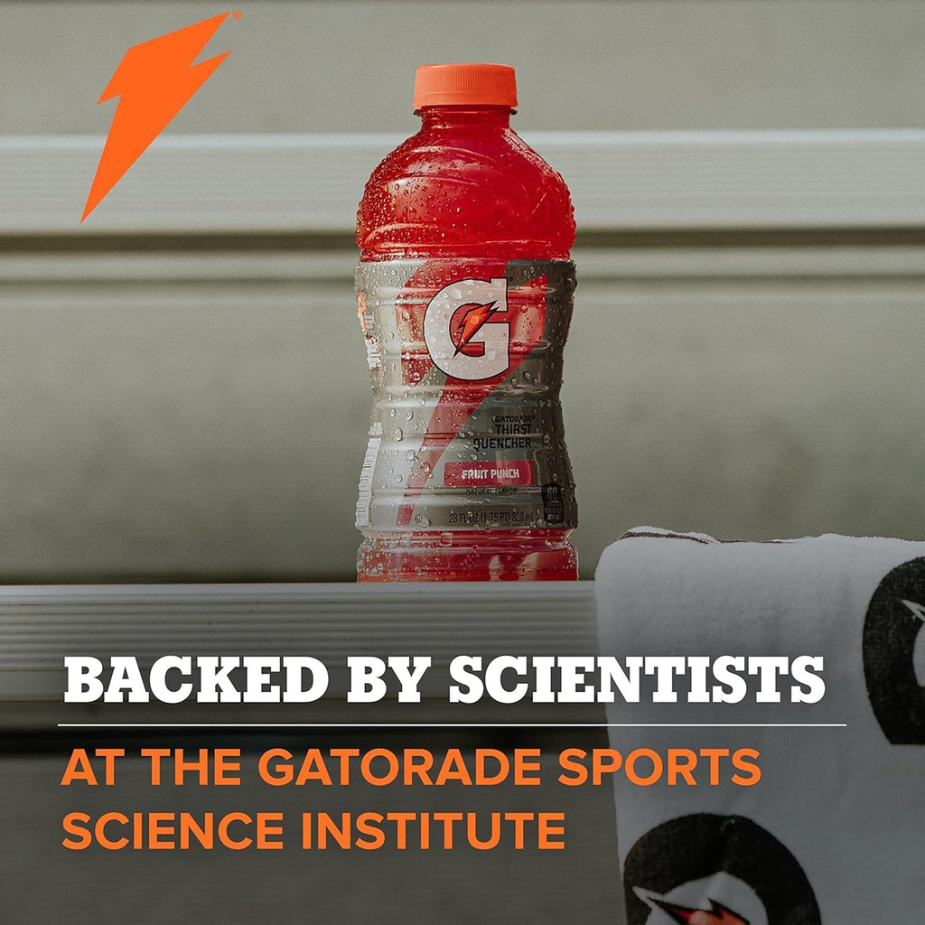 Gatorade Zero Sugar Thirst Quencher Glacier Cherry Sports Drinks, 20 fl oz, 8 Count Bottles