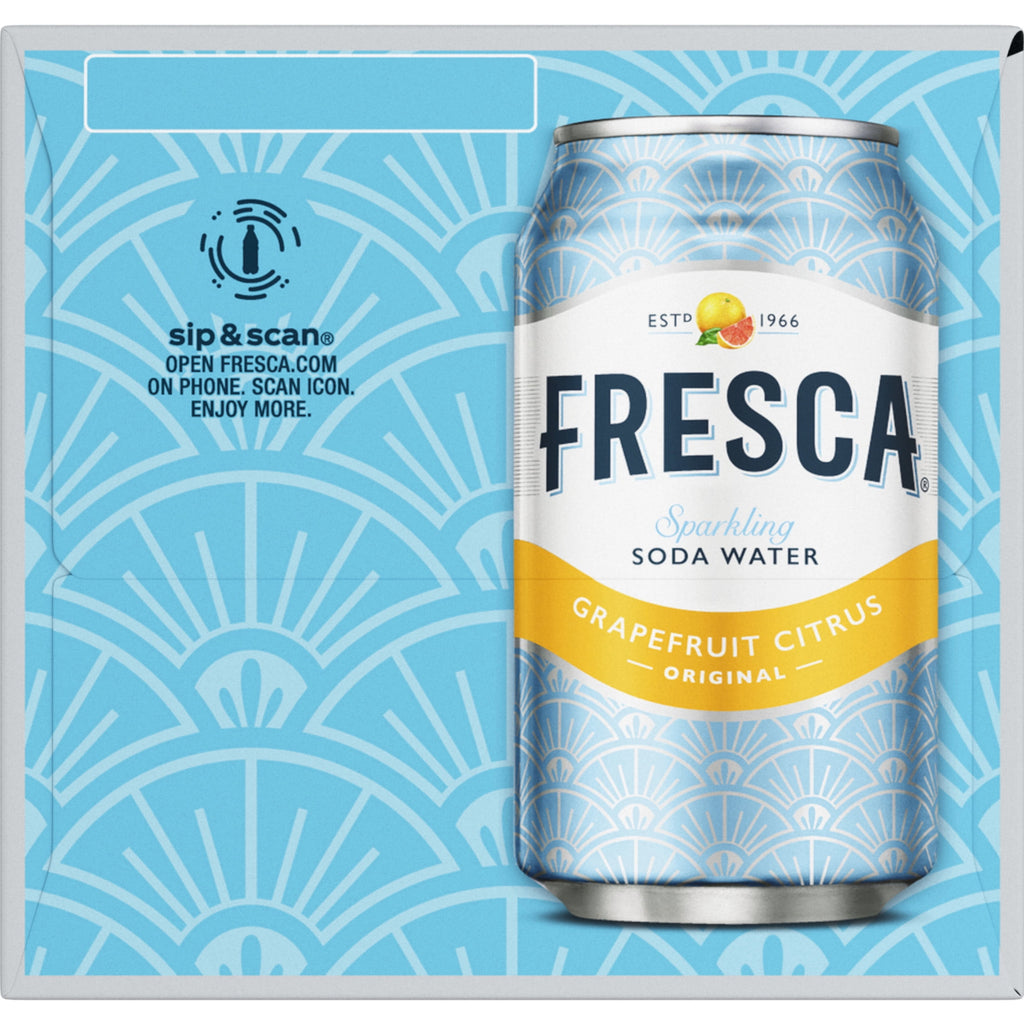 Fresca Citrus Soda Pop Fridge Pack Cans, 12 fl oz, 12 Pack